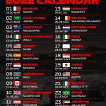 Calendario actualizado: Próxima fecha del Gran Premio de Fórmula 1