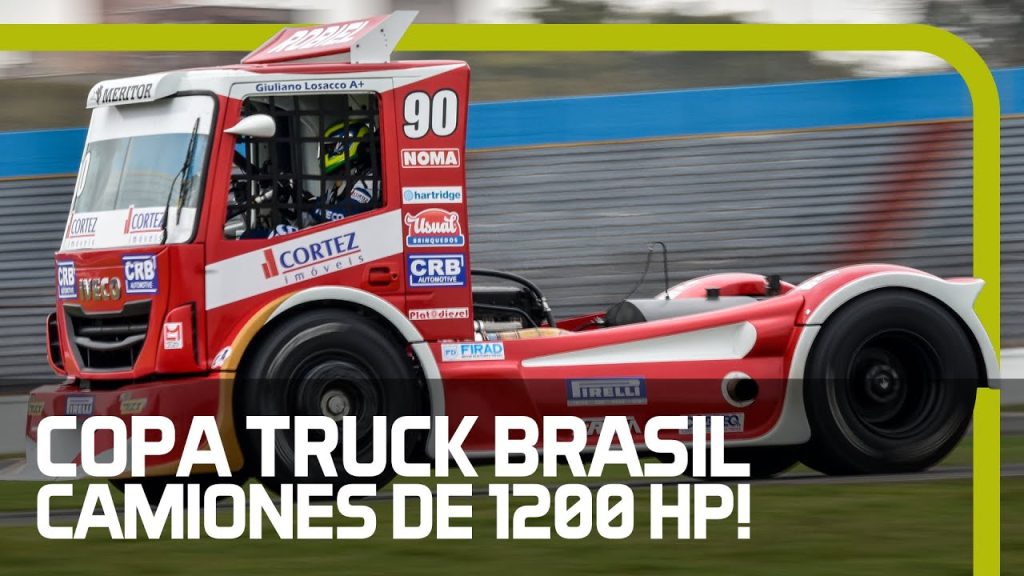 carrera emocionante de camiones en brasil velocidad y destreza en las pistas
