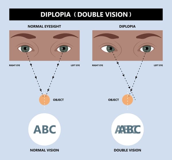 la diplopia como afecta la vision